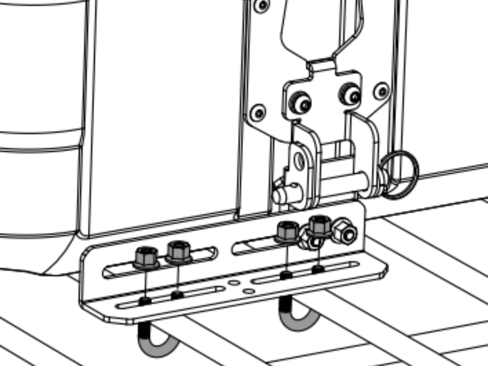 RFMTTC2 Roof Mount Tubular Clamp Kit