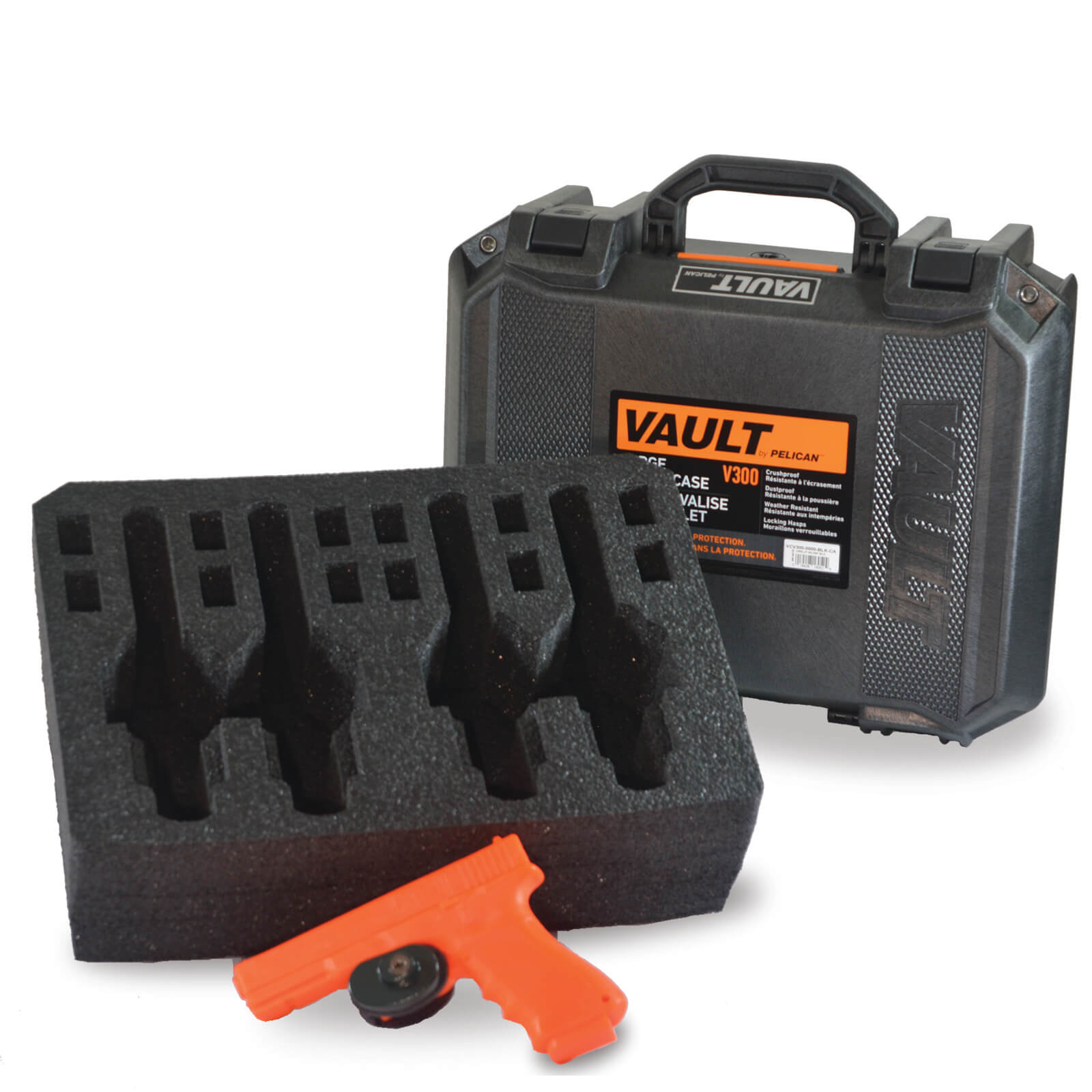4-Up Pistol Foam Insert - for Pelican V300