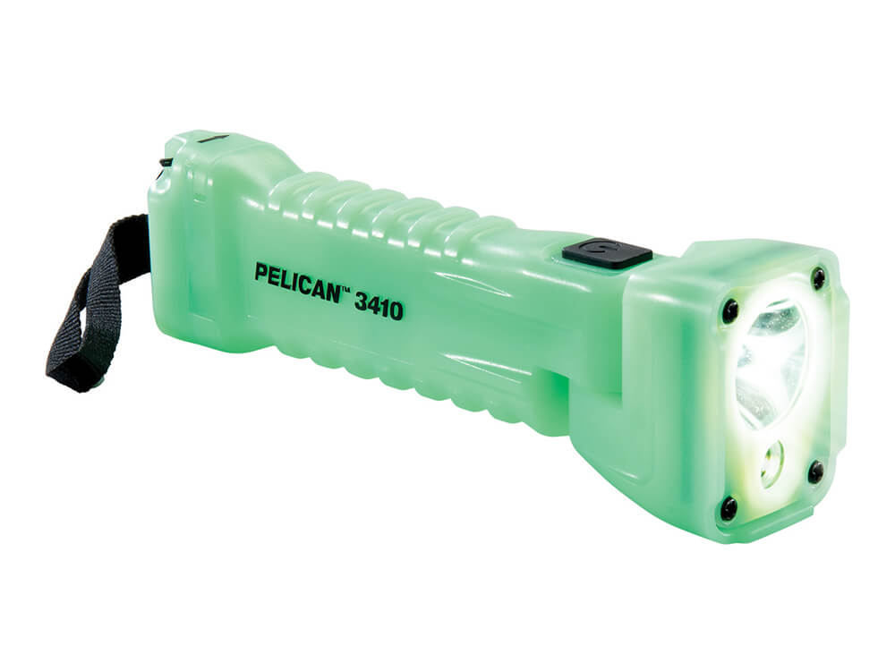 3410 Right Angle Flashlight w/ Plastic Clip
