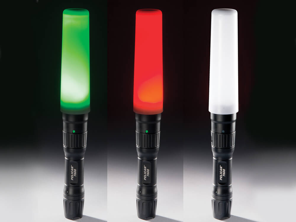 7600 Tactical Flashlight combo - with wand & holster