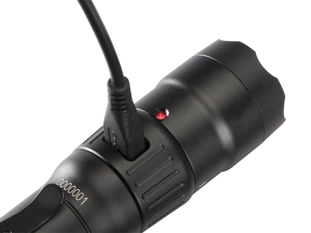 7600 Tactical Flashlight combo - with wand & holster