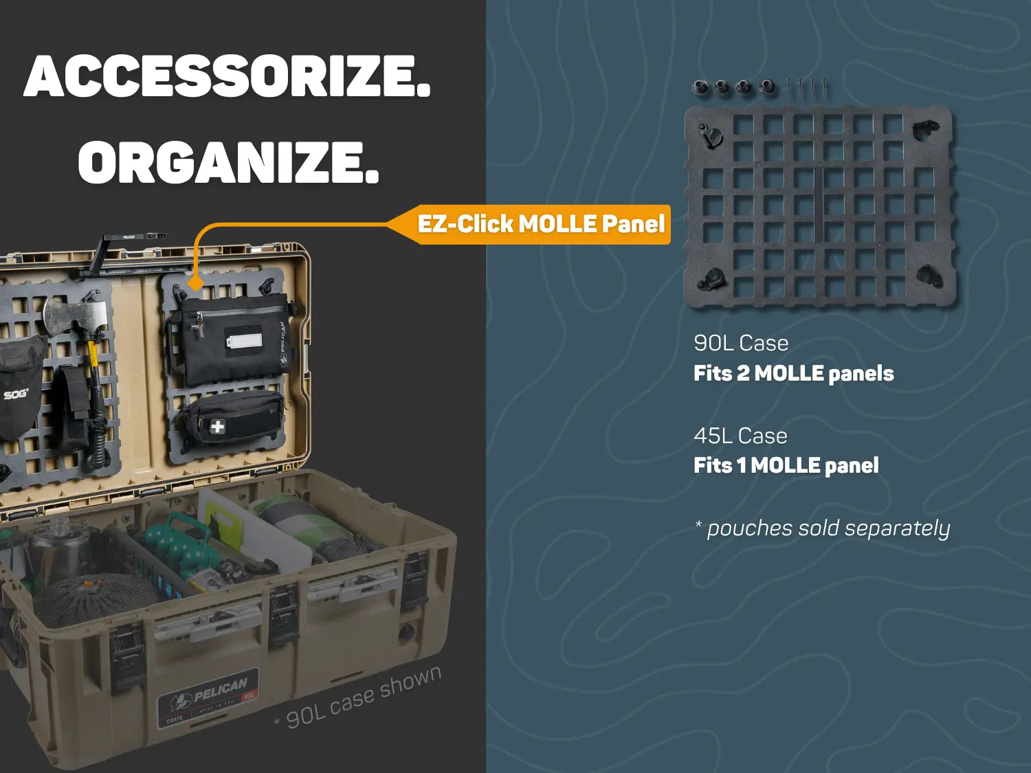 Pelican Crate EZ-Click MOLLE Lid Panel