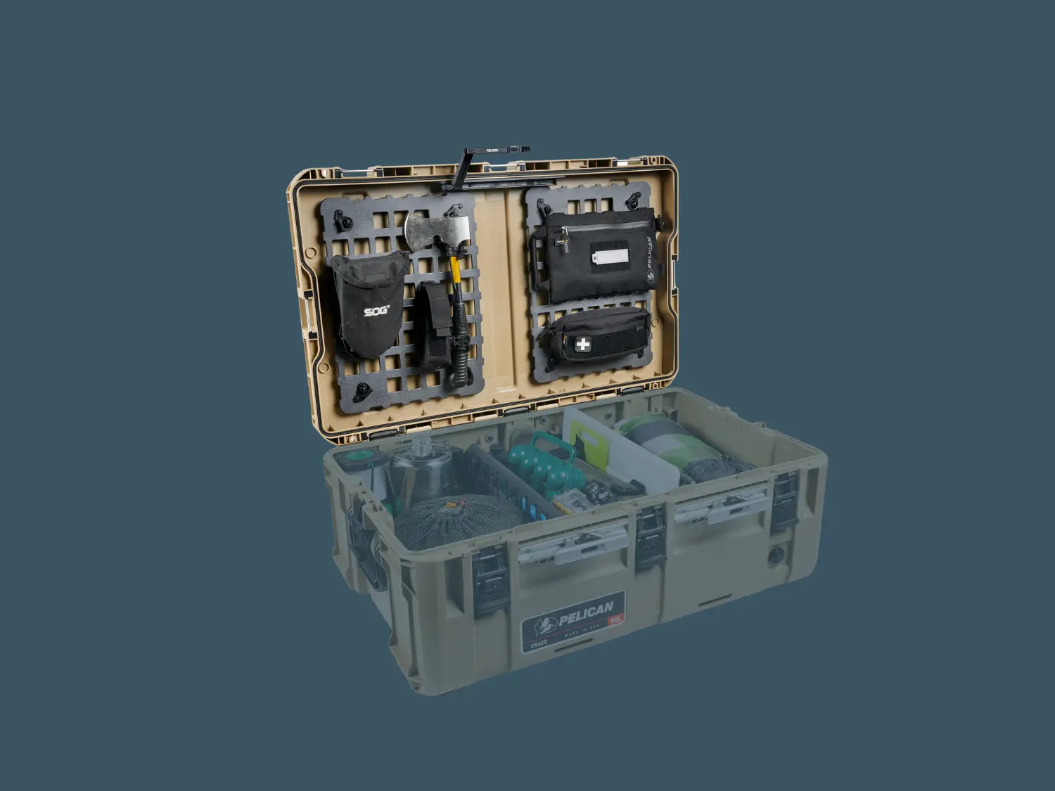 Pelican Crate EZ-Click MOLLE Lid Panel