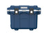 pelican 30QT cooler in the midnight blue exterior colour with white interior colour
