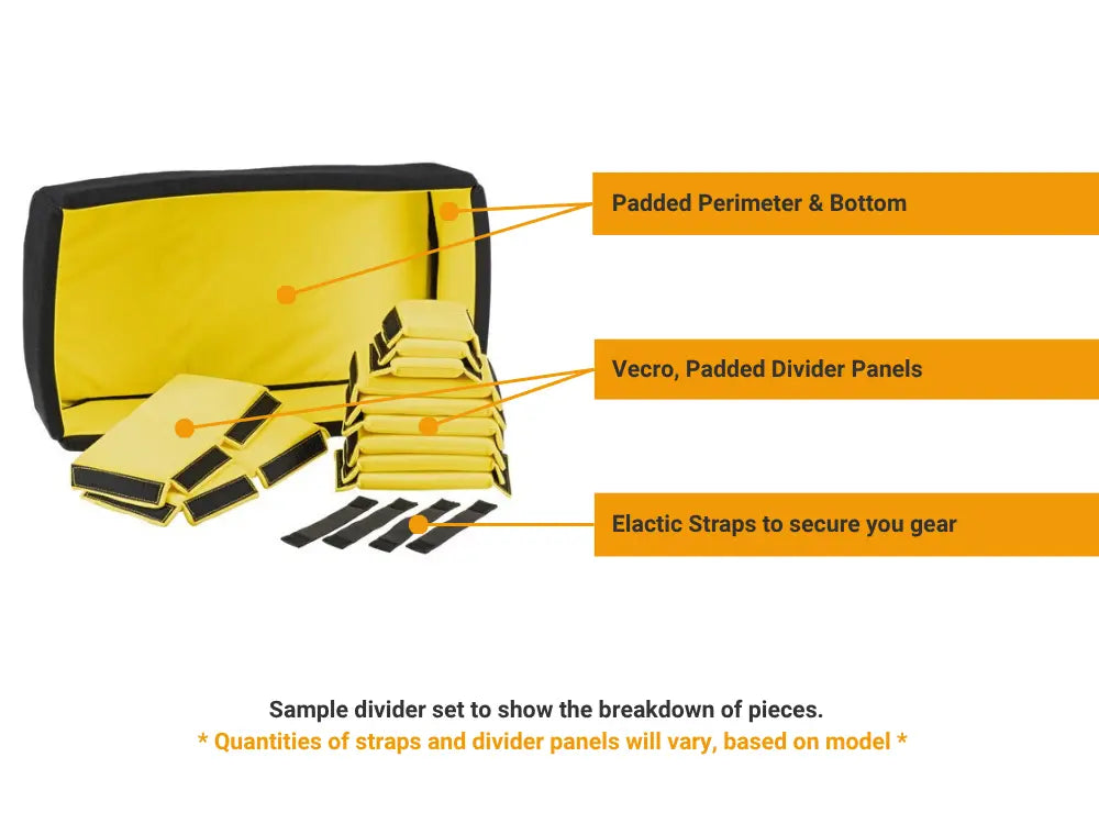 Pelican 1485 AIR Case with Padded Dividers