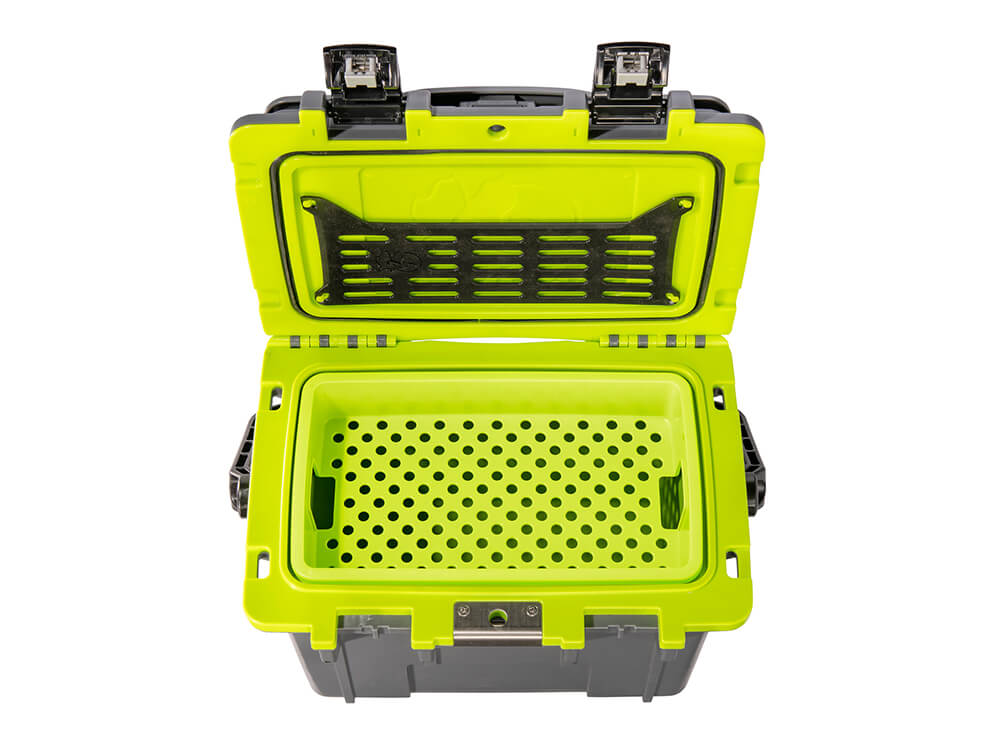 Lime green sale pelican cooler