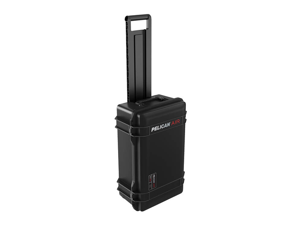Pelican 1535 Air Carry-On Case With Wheels - Silver/Blue, No Foam (Fits Camera Gear)