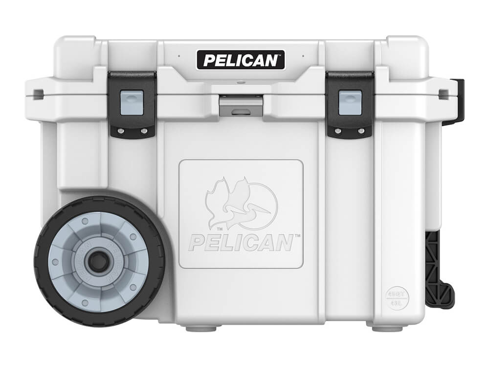 Pelican 55qt best sale wheeled cooler