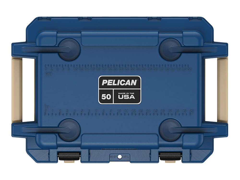 Pelican Elite 50 Quart Cooler (White/Grey)